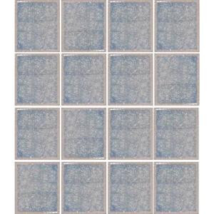 Epoch Architectural Surfaces Oceanz Arctic Blue-1726 Crackled Glass 12 in. x 12 in. Mesh Mounted Tile (5 sq. ft. / case)-ARCTIC Blue-1726 203434279