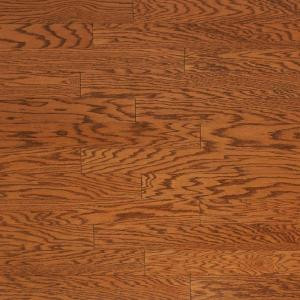 Heritage Mill Brushed Oak Antique Brown 3/8 in. x 4-3/4 in. Wide x Random Length Engineered Click Hardwood Flooring (33 sq. ft. /case)-PF9778 206126481