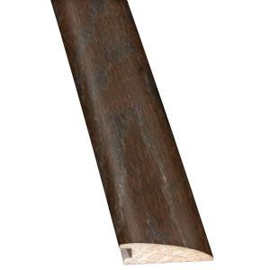 Heritage Mill Brushed Oak Graphite 1/2 in. Thick x 2 in. Wide x 78 in. Length Hardwood Flush Mount Reducer Molding-LM7347 206316684