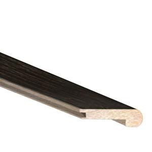 Heritage Mill Hickory Ebony 0.81 in. Thick x 2-3/4 in. Wide x 78 in. Length Hardwood Flush Mount Stair Nose Molding-LM7359 206317662