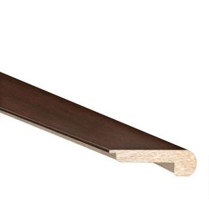 Heritage Mill Maple Coffee 3/8 in. Thick x 2.4 in. Wide x 78 in. Length Hardwood Flush Mount Stair Nose Molding-LM7310 206291724