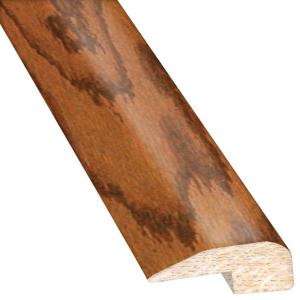 Heritage Mill Oak Brushed Antique Brown 0.88 in. Thick x 2 in. Wide x 78 in. Length Hardwood Carpet Reducer/Baby T-Molding-LM7267 206284565