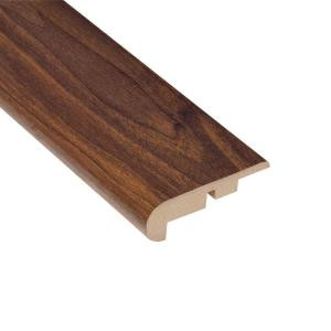 Home Legend High Gloss Ladera Oak 7/16 in. Thick x 2-1/4 in. Wide x 94 in. Length Laminate Stair Nose Molding-HL1017SN 203332850