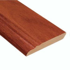 Home Legend High Gloss Santos Mahogany 1/2 in. Thick x 3-13/16 in. Wide x 94 in. Length Laminate Wall Base Molding-HL87WB 202026469