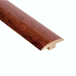 Home Legend High Gloss Santos Mahogany 3/8 in. Thick x 2 in. Wide x 47 in. Length Hardwood T-Molding-HL15TM47 100676561
