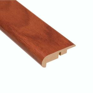 Home Legend High Gloss Santos Mahogany 7/16 in. Thick x 2-1/4 in. Wide x 94 in. Length Laminate Stair Nose Molding-HL87SN 202026468