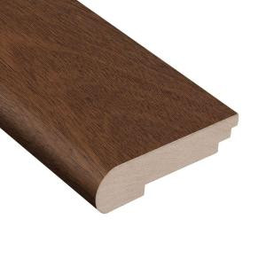 Home Legend Matte Jatoba 3/8 in. Thick x 3-1/2 in. Wide x 78 in. Length Hardwood Stair Nose Molding-HL308SNH 206405560