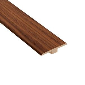 Home Legend Monarch Walnut 1/4 in. Thick x 1-7/16 in. Wide x 94 in. Length Laminate T-Molding-HL1012TM 203386438