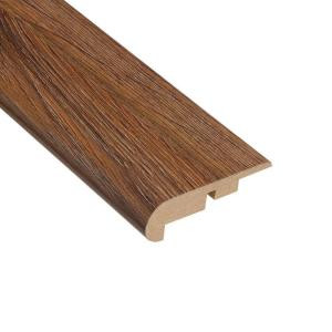 Home Legend Palace Oak Dark 7/16 in. Thick x 2-1/4 in. Wide x 94 in. Length Laminate Stairnose Molding-HL1004SN 202638122