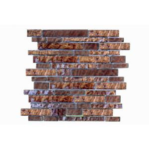 Instant Mosaic Upscale Designs 12 in. x 13 in. x 6 mm Glass Mesh-Mounted Mosaic Tile-02-045 205820205