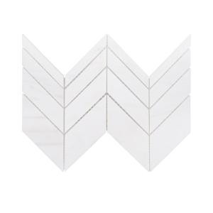 Jeff Lewis Mapleton 7 in. x 12 in. x 10 mm Marble Mosaic Tile-98485 207174640