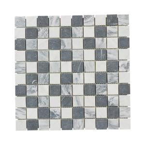 Jeffrey Court Carrara Mix 12 in. x 12 in. x 8 mm Marble Mosaic Floor/Wall Tile-99055 202273496