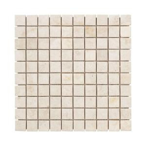 Jeffrey Court Creama 12 in. x 12 in. x 8 mm Mosaic Marble Floor/Wall Tile-99056 202273497