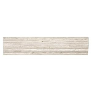 Jeffrey Court Stone Grey 2 in. x 12 in. Limestone Crown Wall Accent Tile-99626 205110706