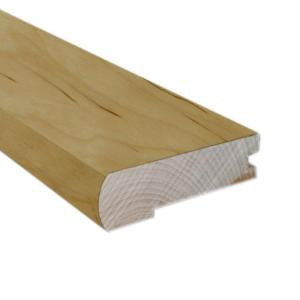 Maple/Birch Natural 0.81 in. Thick x 2.37 in. Wide x 78 in. Length Hardwood Flush-Mount Stair Nose Molding-LM4785 202709981