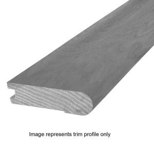 Mohawk Flint Maple 13/16 in. Thick x 3 in. Wide x 84 in. Length Hardwood Flush Stair Nose Molding-HFSTF-05345 206922773