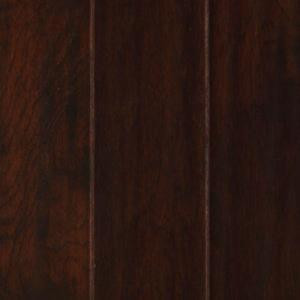Mohawk Take Home Sample - Chocolate Hickory Engineered UNICLIC Hardwood Flooring - 5 in. x 7 in.-UN-950111 204337475