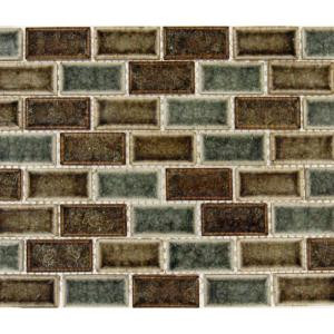 MS International Fossil Canyon 12 in. x 12 in. x 8 mm Glass Mesh-Mounted Mosaic Tile-GLSGGBRK-FC8MM 202814245