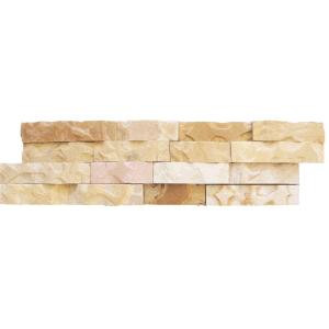 MS International Fossil Rustic Ledger Panel 6 in. x 24 in. Natural Quartzite Wall Tile (10 cases / 40 sq. ft. / pallet)-LPNLDFOSRUS624 206060401