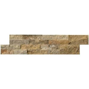 MS International Picasso Ledger Panel 6 in. x 24 in. Natural Travertine Wall Tile (10 cases / 60 sq. ft. / pallet)-LHDPNLTPIC624 205960138
