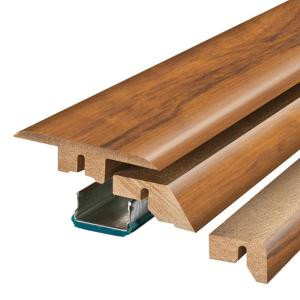 Pergo Golden Tigerwood 3/4 in. Thick x 2-1/8 in. Wide x 78-3/4 in. Length Laminate 4-in-1 Molding-MG001298 300504625