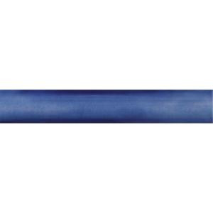 Solistone Hand-Painted Azul Blue 1 in. x 6 in. Ceramic Quarter Round Trim Wall Tile-AZUL-QR 206075223
