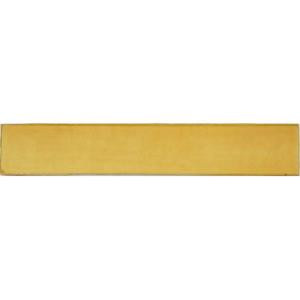Solistone Hand-Painted Sol Yellow 1 in. x 6 in. Ceramic Pencil Liner Trim Wall Tile-SOL-PL 206075221