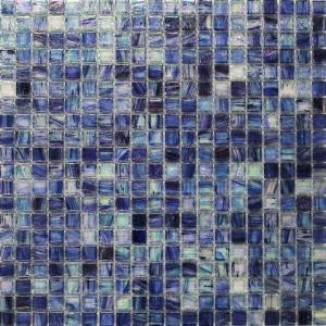 Splashback Tile Breeze Blueberry Stained Glass Mosaic Wall Tile - 3 in. x 6 in. Tile Sample-R5B13 206496970