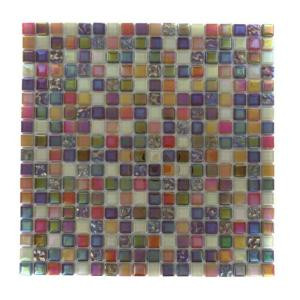 Splashback Tile Capriccio Scandicci 12 in. x 12 in. x 8 mm Glass Floor and Wall Tile-CAPRICCIO SCANDICCI GLASS TILE 204279041