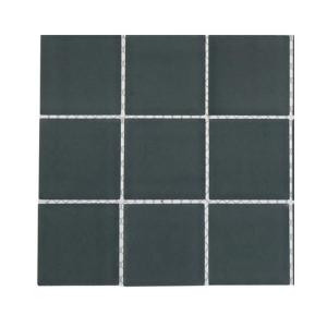 Splashback Tile Contempo Blue Gray Frosted Glass Tile - 3 in. x 6 in. x 8 mm Tile Sample-L6D8 GLASS TILE 203288433