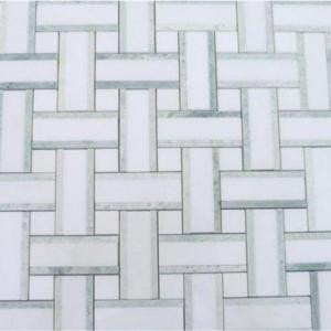 Splashback Tile Yarn Olive Tree 12-1/2 in. x 12-1/2 in. x 10 mm Polished Marble Mosaic Tile-YRNOLVTRE 206785984
