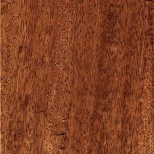 Take Home Sample - Hand Scraped Mahogany Natural Engineered Hardwood Flooring - 5 in. x 7 in.-HL-639560 205421756