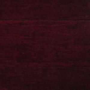Take Home Sample - Strand Woven Cherry Solid Bamboo Flooring - 5 in. x 7 in.-LH-112487 205515136