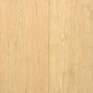 Take Home Sample - Windswept Ivory Click Lock Strand Woven Bamboo Flooring - 5 in. x 7 in.-WM-989906 205639820