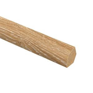 Zamma Limed Oak 5/8 in. Thick x 3/4 in. Wide x 94 in. Length Laminate Quarter Round Molding-013141722 205917606