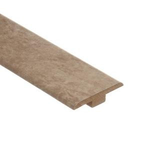 Zamma Lissine Travertine 7/16 in. Thick x 1-3/4 in. Wide x 72 in. Length Laminate T-Molding-013221529 203071956