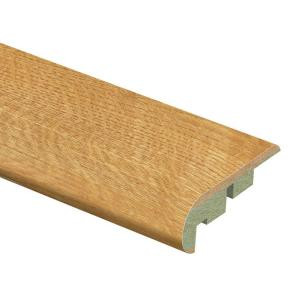 Zamma Natural Oak 3/4 in. Thick x 2-1/8 in. Wide x 94 in. Length Laminate Stair Nose Molding-013541757 206055077
