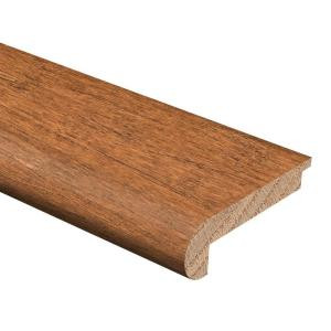 Zamma Strand Woven Bamboo French Bleed 3/8 in. Thick x 2-3/4 in. Wide x 94 in. Length Hardwood Stair Nose Molding-014382082592 205415499