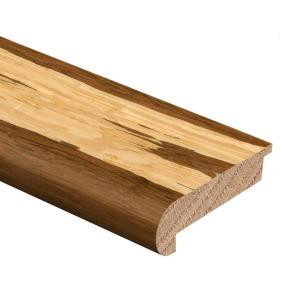 Zamma Strand Woven Bamboo Natural Tigerstripe 1/2 in. Thick x 2-3/4 in. Wide x 94 in. Length Hardwood Stair Nose Molding-014122082598 205415557