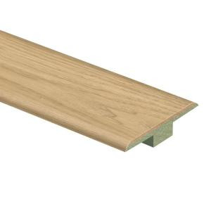Zamma Sun Bleached Hickory 7/16 in. Thick x 1-3/4 in. Wide x 72 in. Length Laminate T-Molding-0137221632 204202051