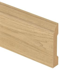 Zamma Sun Bleached Hickory 9/16 in. Thick x 3-1/4 in. Wide x 94 in. Length Laminate Base Molding-013041632 204202059
