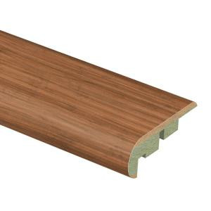 Zamma Washington Cherry 3/4 in. Thick x 2-1/8 in. Wide x 94 in. Length Laminate Stair Nose Molding-013541550 204201882