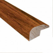 Birch Dark Gunstock 0.88 in. Thick x 2 in. Wide x 78 in. Length Hardwood Carpet Reducer/Baby Threshold Molding-LM6360 202103163