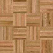 Bruce American Home 5/16 in. Thick x 12 in. Wide x 12 in. Length Natural Oak Parquet Hardwood Flooring (25 sq. ft. / case)-AHS100LG 203051410