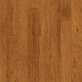 Bruce Take Home Sample - Town Hall Exotics Hickory Tequila Engineered Hardwood Flooring - 5 in. x 7 in.-BR-667271 203354486