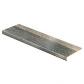 Cap A Tread Cross Sawn Oak Grey 47 in. L x 12-1/8 in. D x 2-3/16 in. H Laminate to Cover Stairs 1-1/8 in. to 1-3/4 in. Thick-016A71763 206054917