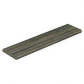Cap A Tread Mineral Wood 94 in. Length x 12-1/8 in. Deep x 1-11/16 in. Height Laminate Left Return to Cover Stairs 1 in. Thick-016241592 204152543