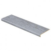Cap A Tread Oak Grey 47 in. Length x 12-1/8 in. Deep x 2-3/16 in. Height Laminate to Cover Stairs 1-1/8 in. to 1-3/4 in. Thick-016A71760 206054915