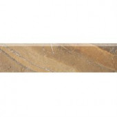 Daltile Ayers Rock Bronzed Beacon 3 in. x 13 in. Glazed Porcelain Bullnose Floor and Wall Tile-AY03S43E91P1 203719433