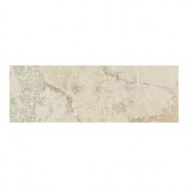 Daltile Canaletto Bianco 3 in. x 13 in. Porcelain Bullnose Floor and Wall Tile-CN01S43E91P1 202655532